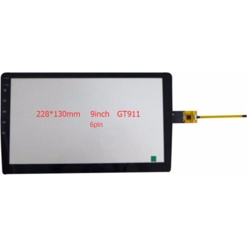 Android ever larger universal DVD navigation 228 * 130 mm 9 inch capacitive touch screen / 9 inch 6 pin capacitance touch scree