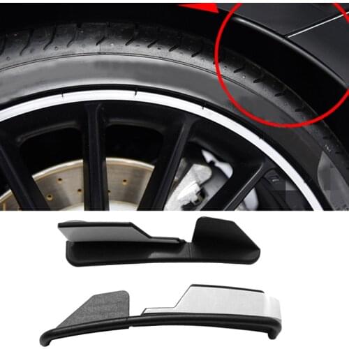 AU05 -for Benz C117 CLA45 AMG CLA180 CLA200 CLA250 2013-2019 Bumper Lip Spoiler Sticker Wheel Eyebrow Fender Canard Splitter
