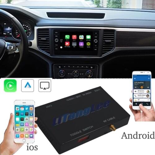 Car Camera Carplay Decoder Adapter For Volkswagen Atlas CA1 2017~2021 Mirror Link Display Android Auto Play 360 BirdView