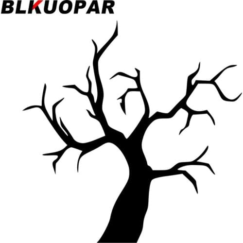 BLKUOPAR for Halloween Tree Car Stickers Personality Creative Decals Anime Graffiti Funny Windows Helmet Decor Car Goods