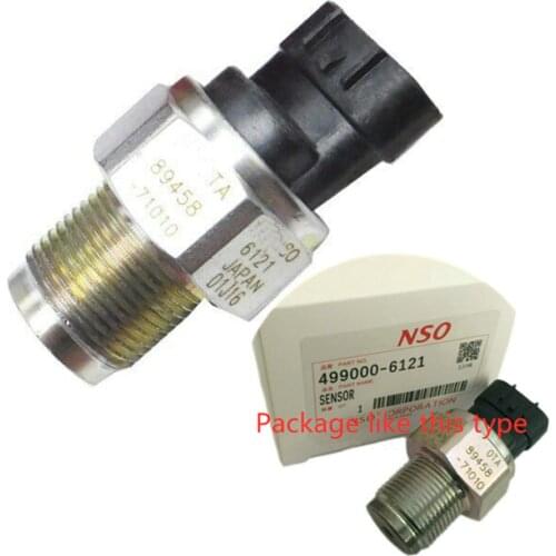 Common Rail Fuel Pressure Sensor 499000-6121 89458-71010 for Toyotaa Auris Avensis Hiace Hilux RAV4 MK3 4990006121 8945871010