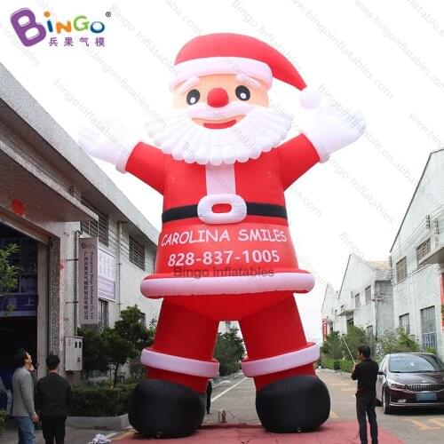Custom made 26 feet height christmas inflatable santa / 8M tall giant inflatable santa claus balloon toys