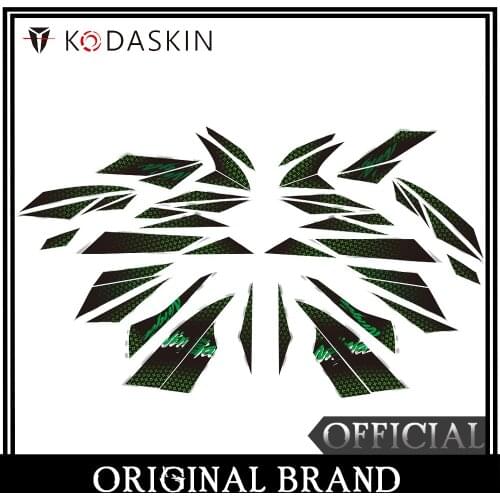 KODASKIN Motorcycle 2D Fairing Emblem Sticker Decal For ER6F NINJA650 2017-2018 Green Color