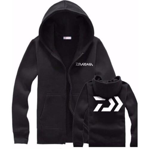 Daiwa Fishing Jackets Men Warm Thick Fleece Fishing Clothes Fishing Shirt Outerwear Man Clothing Jacket for Winter Fishing