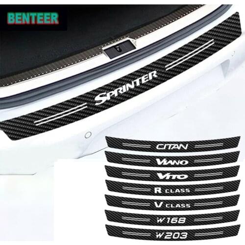 Carbon fiber SPORT car bumper sticker For Mercedes benz AMG w204 w211 W210 C63 c180 e200 CLA GLK GLE GLA A180 A B C E class A45