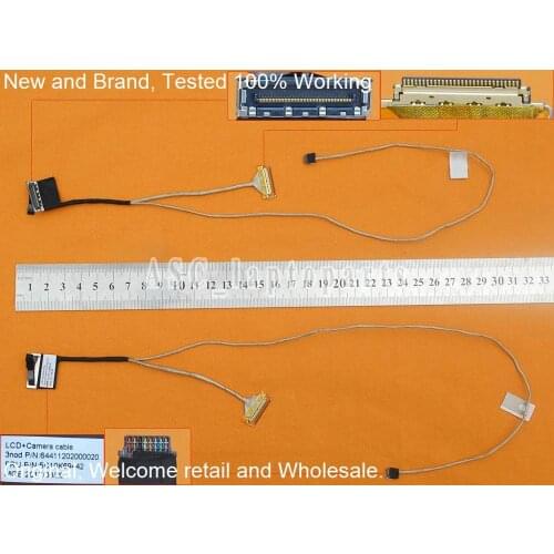 New Original LCD LED Video Flex Cable For Lenovo IdeaPad 100S-14IBR Laptop Screen Display Cable D5C10K69442 64411202000020