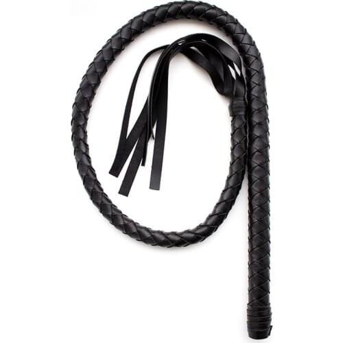 Bondage Sex Leather Whip Erotic Spanking Sex Toys Black Fetish Flogger For Woman Adult Games for Couples