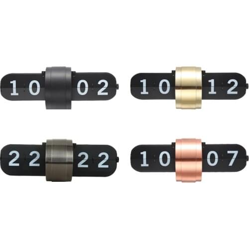 Fully closed page clock with glass cover can be placed on the wall to mute the European retro living room bedroom office gift