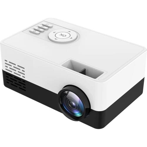 Portable J15 Mini Projector 1080P USB Mini Home Projector Support 1080P AV USB SD Card Mini Pocket Beamer