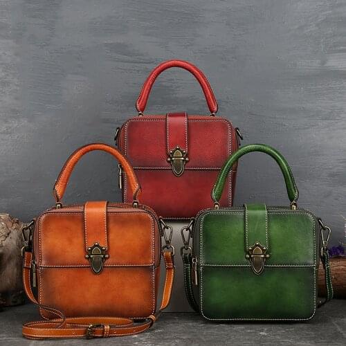 Simple Genuine Leather Women Bag 2021 New Nature Soft Cowhide Luxury Handbag Large Capacity Versatile Shoulder Bags Sac Femme