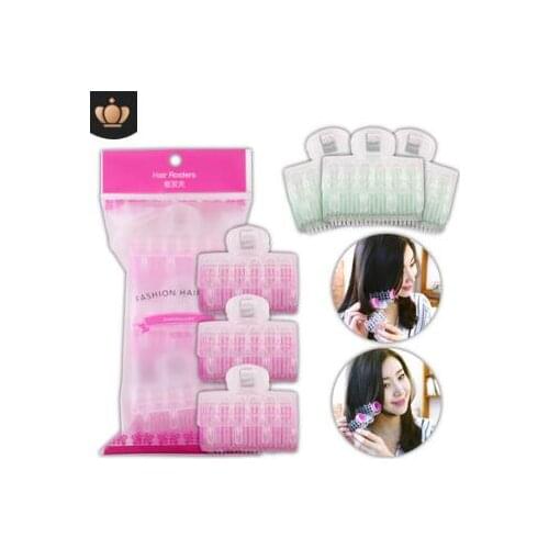 See-through Bang 3pcs/set Auto-stick Sleeping Beauty Magic Rollers No Hurt Hair Pear Flower Culrers Care & Styling Tools HA028