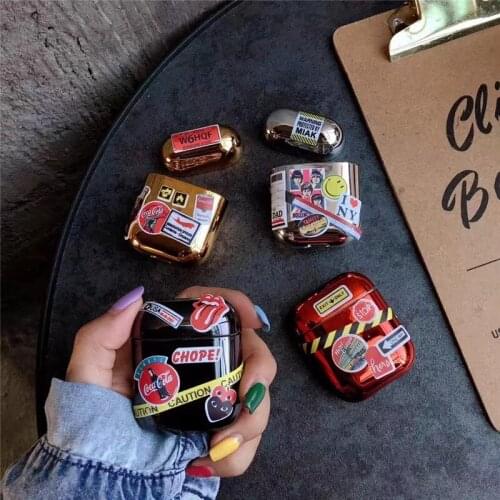 Luxury Earphone Case For AirPods Pro 3 Earphone Headphones Cases For Air pods Pro 3 with sticker