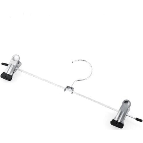 Steel Trousers Rack Clip Hanger Anti-slip Clothespin Hanger Hanger LKO1705 Pants Clothes Steel Clamp Clip N0R8