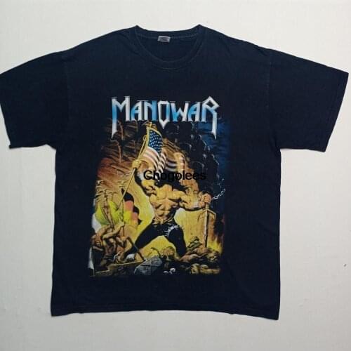 Vintage Manowar Rock Band T shirt