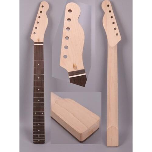 1 pcs Electric Guitar Neck Solid wood maple FretBoard 21 Fret also have 25.5 inch