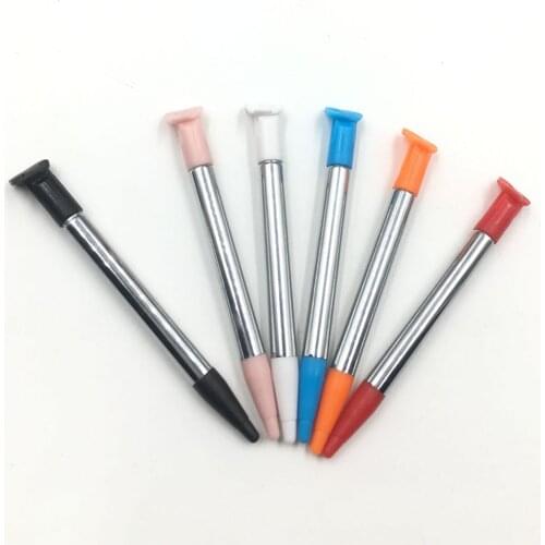 12PCS Mteal Plastic Retractable Stylus Pen Screen Touch Pen For Nintendo New2DSLL XL / LL Game Console