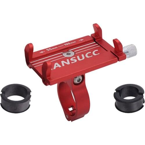 Mountain Bicycle Scooter Motorcycle Aluminum Alloy Mobile Phone Holder MTB Bike Bracket Cell Phone Stand Support Cycling Parts