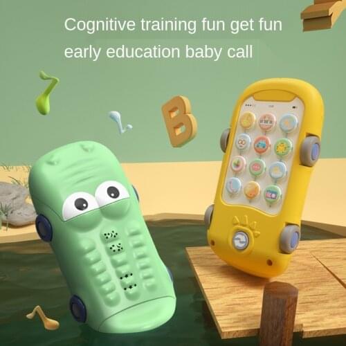 Baby Phone Toys For Babies From 0 12 Months Girl Mobile Phone Musical Toy Kids Educational Interactive Toy Learning Machine Gift