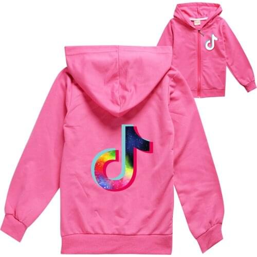Cartoon childrens spring and autumn long-sleeved zipper cardigan Tik Tok boys clothes kids clothes girls