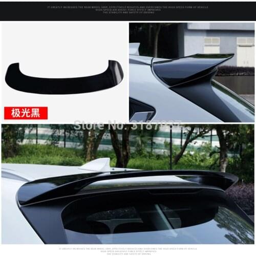 For Mazda CX-5 Rapid 2017 2018 ABS Plastic Unpainted Color Rear Roof Spoiler Wing Trunk Lip Boot Cover Car Styling