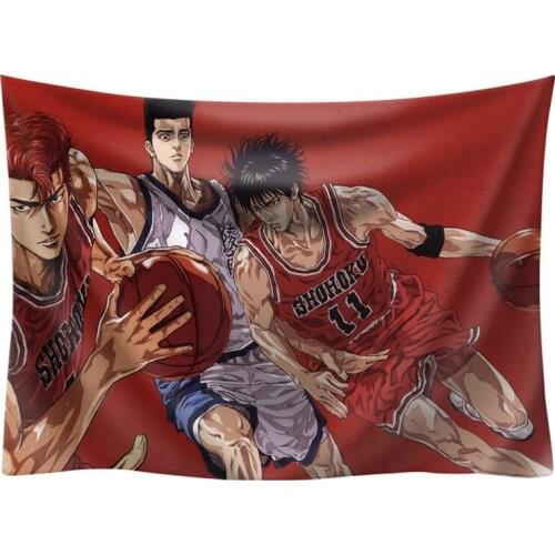 Anime Basketball Tapestry Bohemian Wall Hanging Room Carpet HD Tapestries Art Home Decoration Accessories
