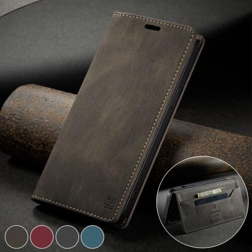 Leather Case For iphone 12 Pro Max Mini 11 X XR Xs Max SE 2020 6 s 7 8 Plus Luxury Wallet Flip Cover Coque Card Strong Magnetic