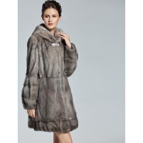 IFUR BIG SALE FREE SHIPPING hot new natural MINK fur long vest real MINK fur gilet winter high quality women real MINK fur coat