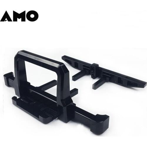 RC Model Car Parts Metal Front Rear Bumper Crash Barrier For 1/10 TRX-4 TRX4 T4 Crawler Refit Upgrade Accessories