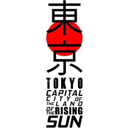 Fashion Car Sticker Japan Tokyo Graffiti Air Conditioner Decal Car Accessories Personality Creative for JDM SUV RV Decorative