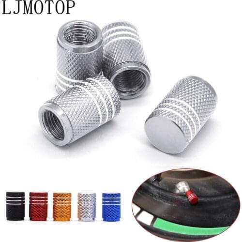 Motorcycle Accessorie Wheel Tire Valve Stem Caps CNC Airtight Covers For Yamaha XTZ700 TENERE XT1200Z SUPER TENERE YZF R1 TRX850