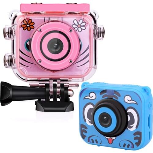 Newest Children Mini Camera 2.0 Inch LCD Screen Digital Video Photo Camera Waterproof 1080P Kids Camera Children Birthday Gift