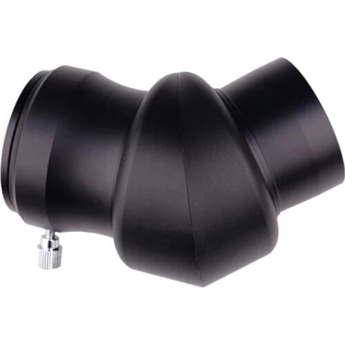 2 Inch Upright Image Prism 45 Degree Metal Diagonal Zenith Mirror Adapter Astronomical Telescope Eyepiece With Black Package