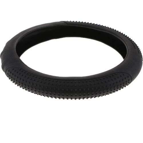 Auto Car Steering Wheel Cover Anti-slip Silicone Protector Cover Grip