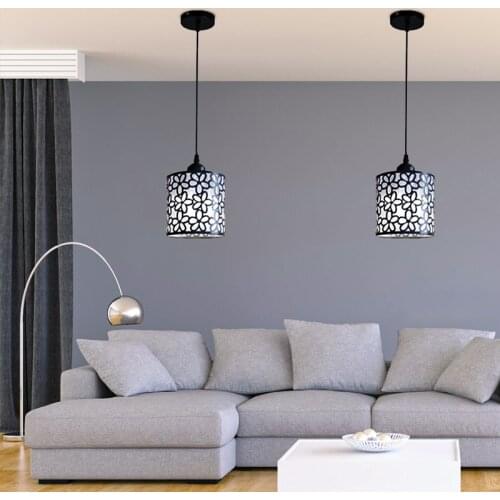 Modern Nordic Pendant Lights Fixtures Iron Hollow Out Chandelier Pendant Lamp Home Decoration for Dining Room Bedroom Shop Bar