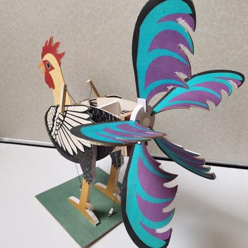 Rooster Windmill Rooster Garden Statues Chicken Sculpture Figurines