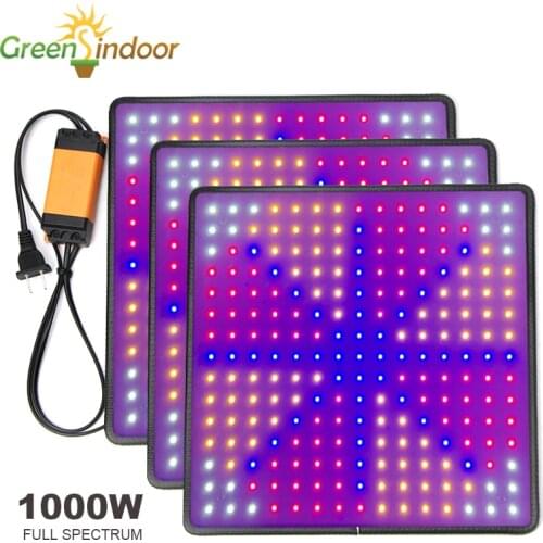 Greenhouse LED Grow Light 1000W Phytolamp For Plants Seedlings AC85-265V Full Spectrum Phyto Lamp For Indoor Growing Flowering