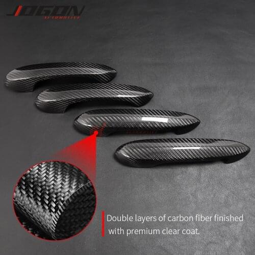 Carbon Fiber Door Handle Cover Trim For BMW 3 6 5 series 2018 2019 X3 X4 X5 G20 G30 G31 G32 G01 G02 G05 Z4 G29 For Toyota Supra