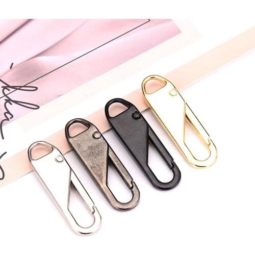 Universal Detachable Zipper Puller 4/8pcs Metal Zipper Repair Kit for Coat Bag General TS2 DIY Apparel Sewing Fabric