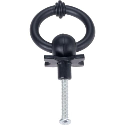 1Pc 33*40mm Single Hole Kitchen Cabinet Pulls Handle Drawer Wardrobe Cupboard Dresser Metal Door Ring Knobs Furniture Hardware