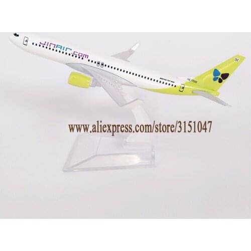 15cm Air Korean JIN AIR Airlines B737 Boeing 737-800 Airways Metal Alloy Airplane Model Plane Diecast Aircraft
