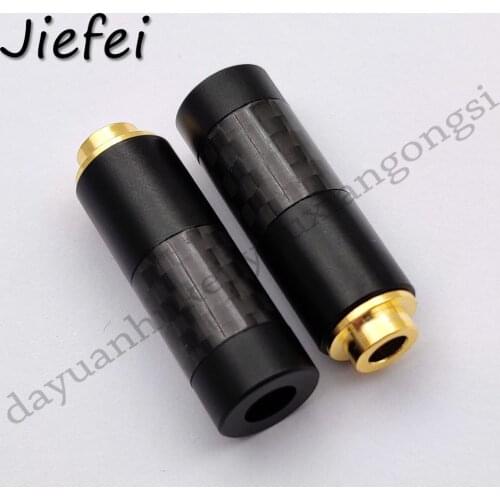 10-100pcs copper 4.4mm 5 Poles Female Jack Full Balance Headphone Plug Connector Silver 4.4 mm Plug Socket For Sony Earphone