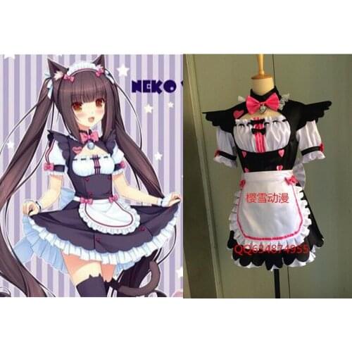 2016 Nekopara Chocola maid Cosplay Costume