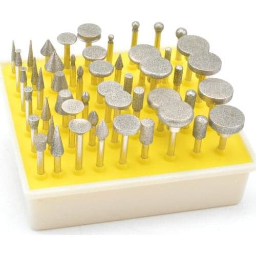 50 pcs Suit Alloy Set 50pcs Diamond Grinding Head Grinding Head Grinding Head Set