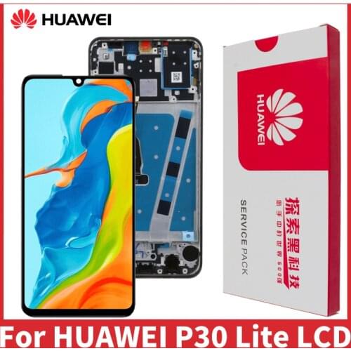 6.15" New Display LCD With Frame For HUAWEI P30 Lite LCD Display Screen For HUAWEI P30 Lite Screen Nova 4e MAR-LX1 LX2 AL01