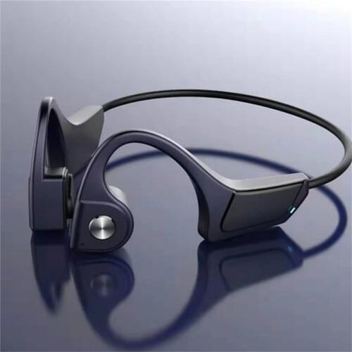 Bone Conduction Earphone With Mic Long Lasting Battery Life Wireless Bluetooth 5.0 Headset Waterproof Sports Headphones 2021 New