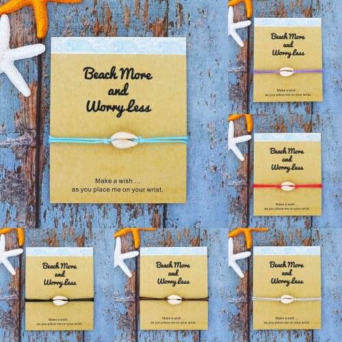 Cowrie Shell Bracelet Natural Shell Charm Friendship Bracelet Summer Jewelry Boho Bracelet Women Men Bohemian Accessories