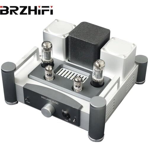 BRZHIFI Classic WEILIANG AUDIO E400 Tube Preamplifier Headphone Amplifier High And Bass Effect Adjustable Home Amplificador