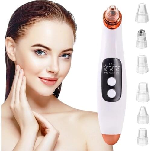 Blackhead Deep Cleansing Pore and Acne Cleanser Used in Facial Vacuum Cleaner Tool Facial Diamond Exfoliating Cleanser USB