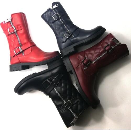RED. BLACK. DARK RED NAVY BLUE NEW FASHION. INTERIOR DESIGN WATERPROOF WINTER GIRLS BOOT WITH FUR