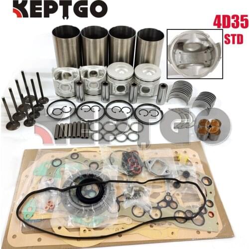 For Mitsubishi 4D35 4D35T Engine Rebuild Kit For Fuso Canter FE FG Trucks